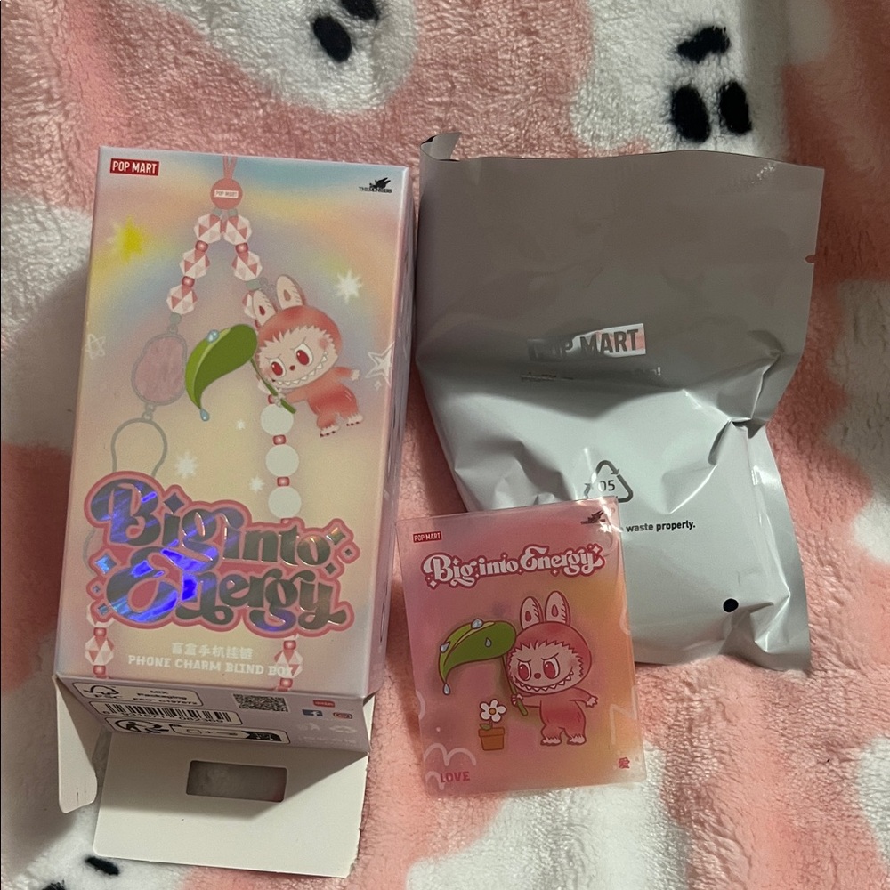 Pop Mart Big into Energy Phone Charm - Love